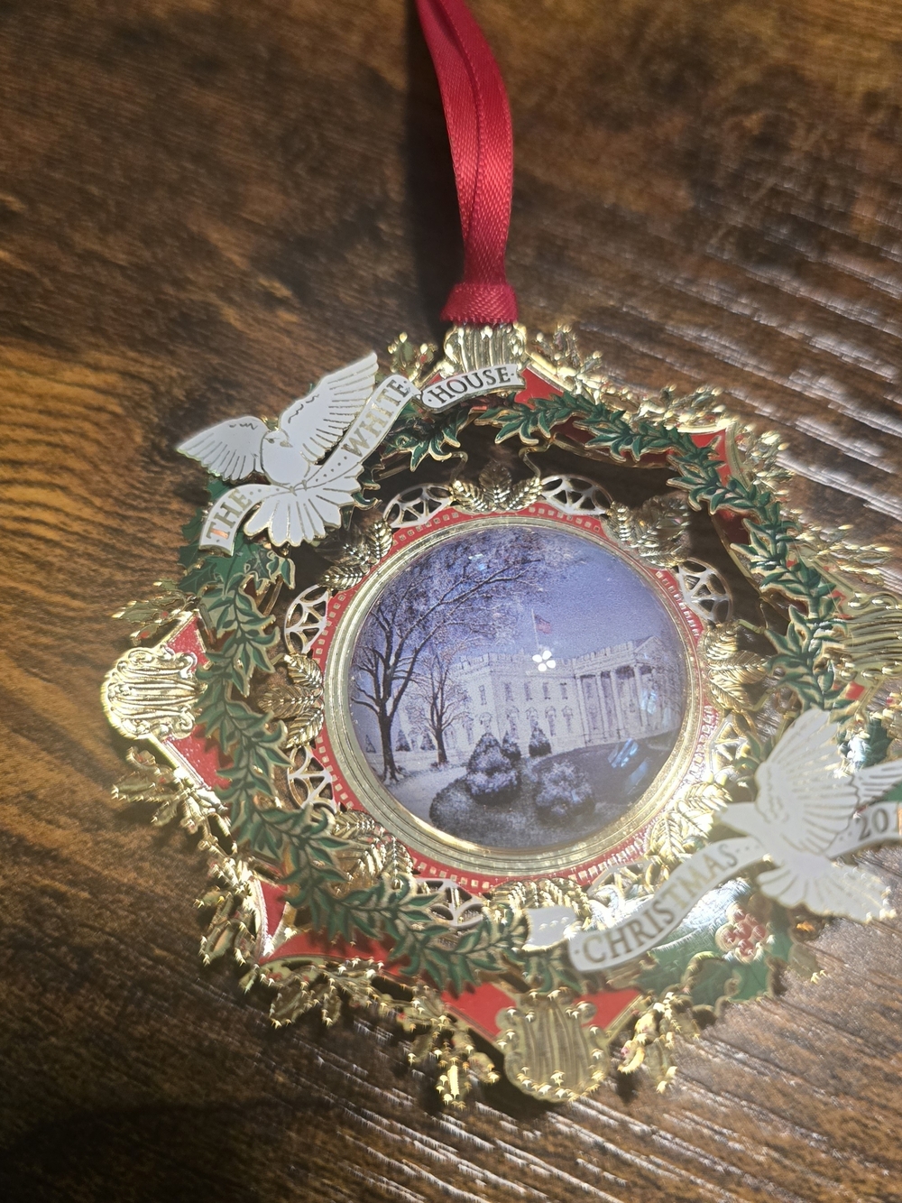 2013 White House Historical Association Woodrow Wilson Ornament
